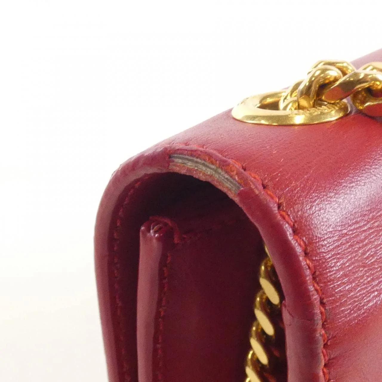 SAINT LAURENT Kate 354119 C150J Shoulder Red Rank B - Thumbnail 6
