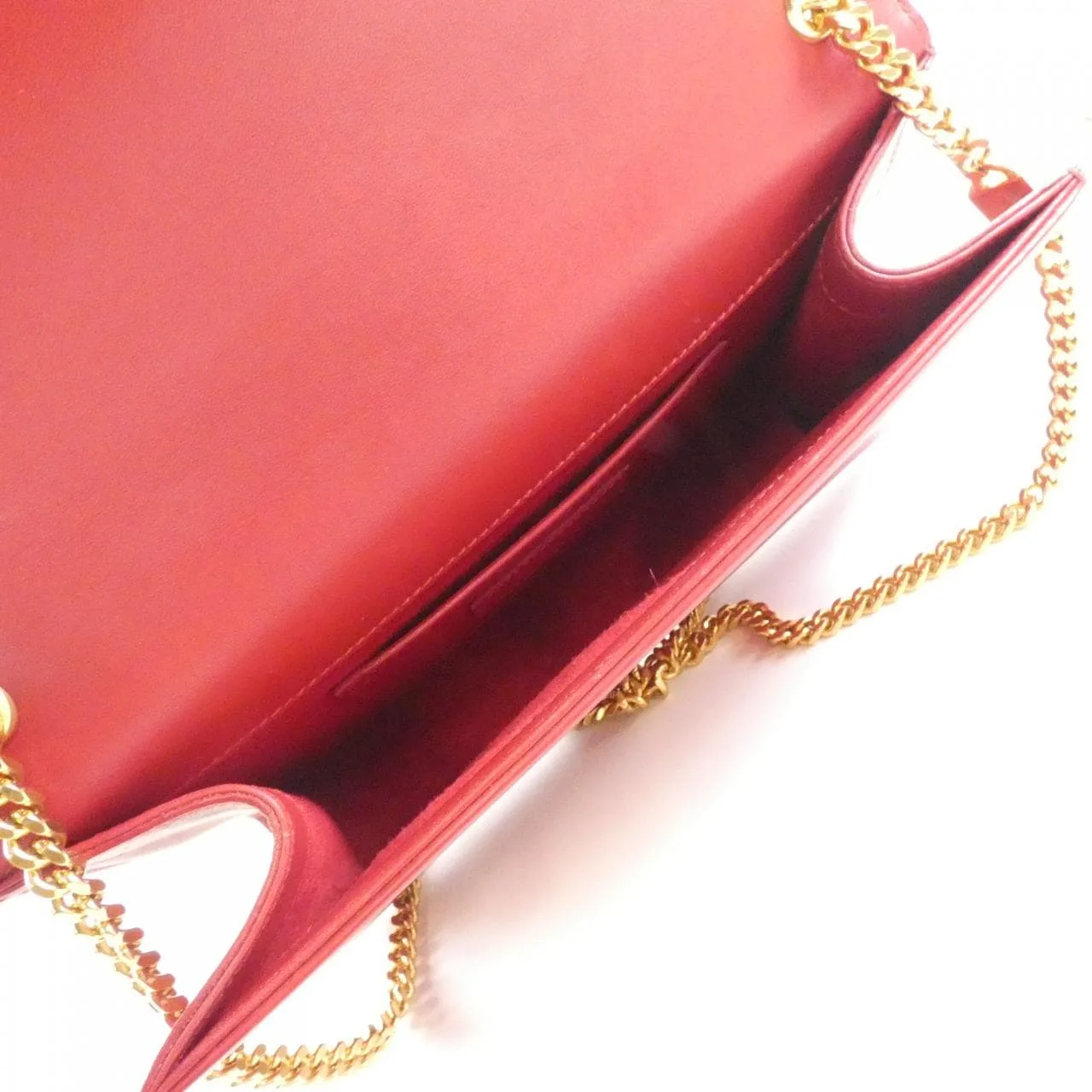 SAINT LAURENT Kate 354119 C150J Shoulder Red Rank B - Thumbnail 8