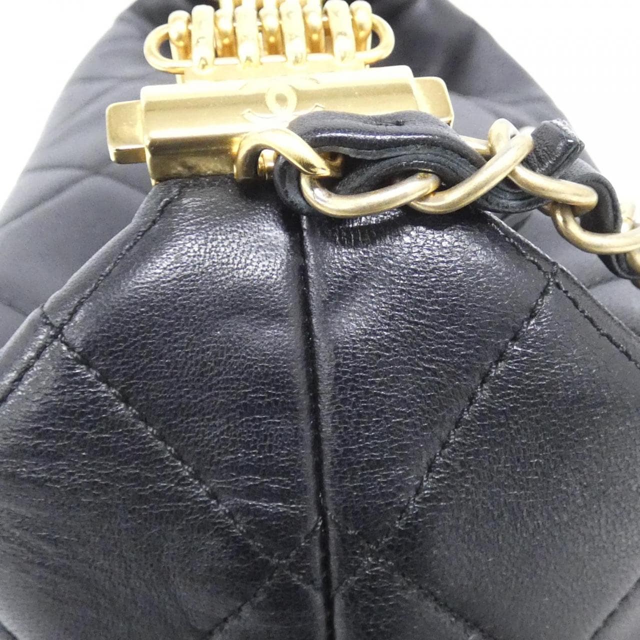 CHANEL Chanel 22 AS3242 Shoulder Lambskin 黑色 羊皮 中古品A - 縮圖 5
