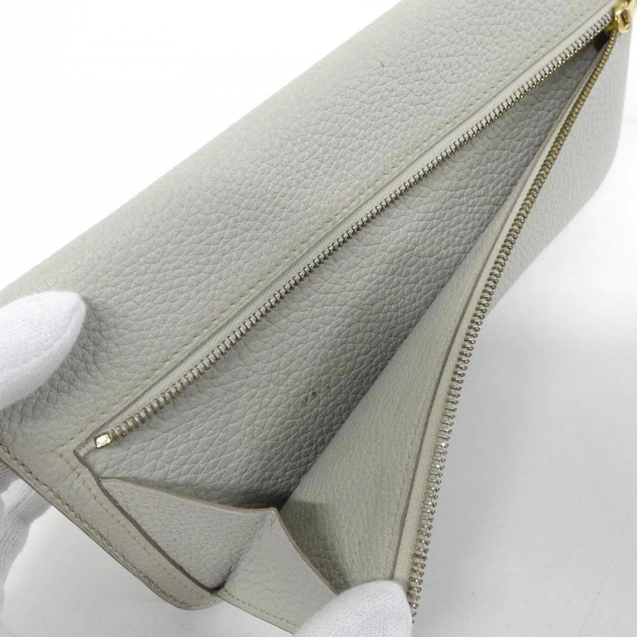 HERMES 061200CC Wallet Togo Black Togo Leather Rank B - Thumbnail 10