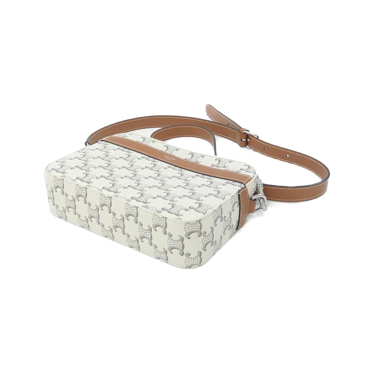 CELINE 113942DNK Shoulder Bag Canvas Black Canvas - Thumbnail 3