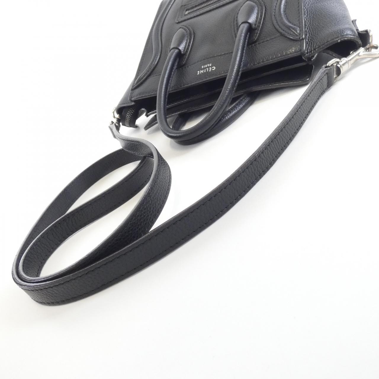 CELINE Luggage 168243LUG Bag 黑色 中古品A - 縮圖 8