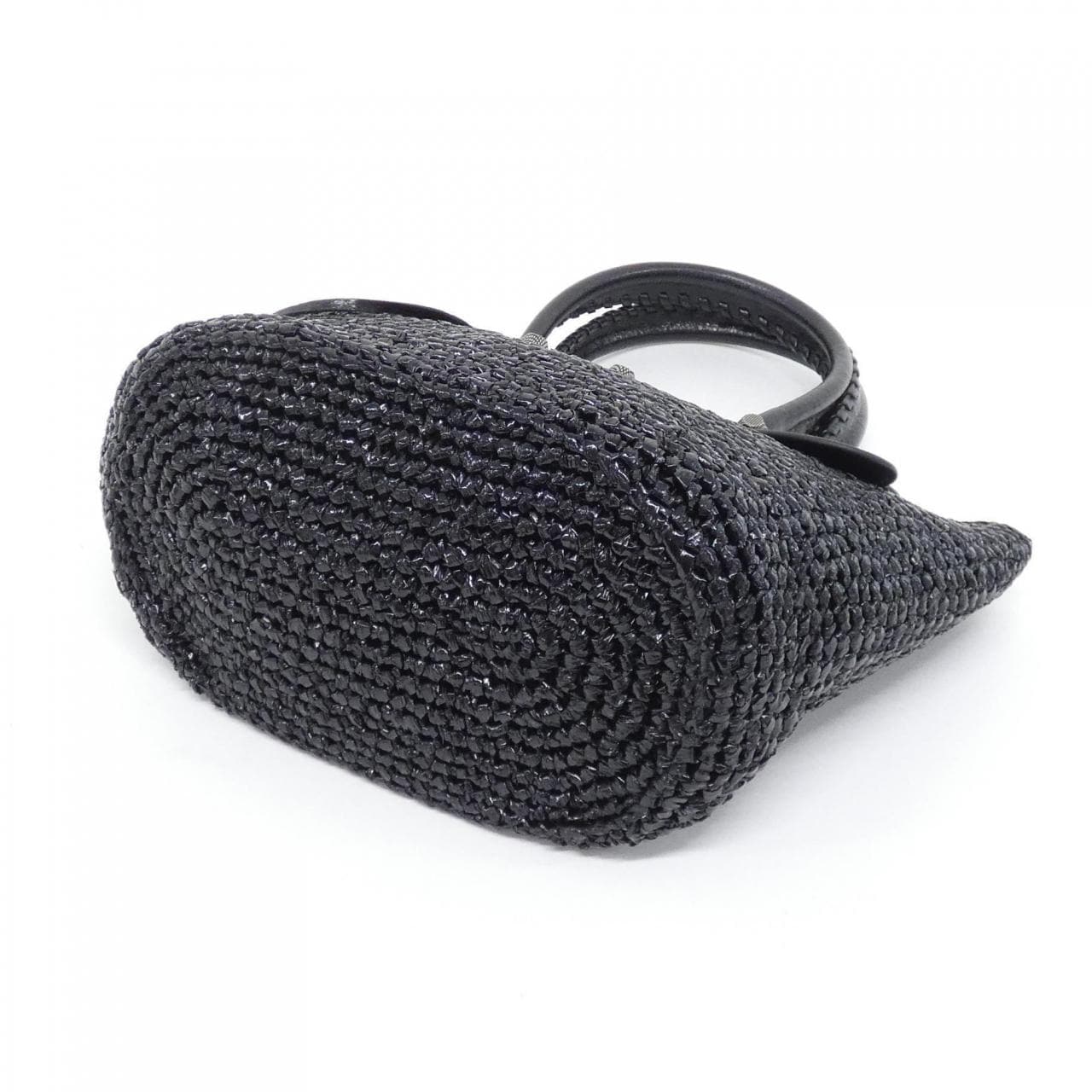 BALENCIAGA 786188 2AA19 Bag Nylon 黑色 尼龍 中古品A - 縮圖 3