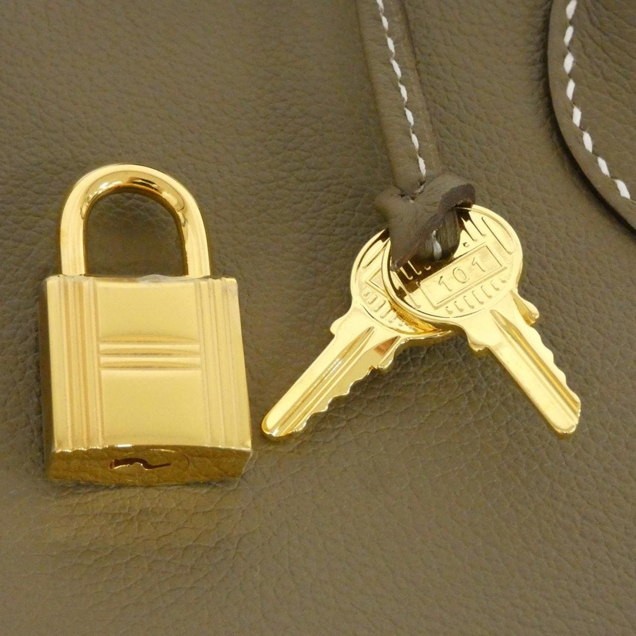 HERMES HERMÈS Bolide 082161CC Bag Etoupe - Thumbnail 3