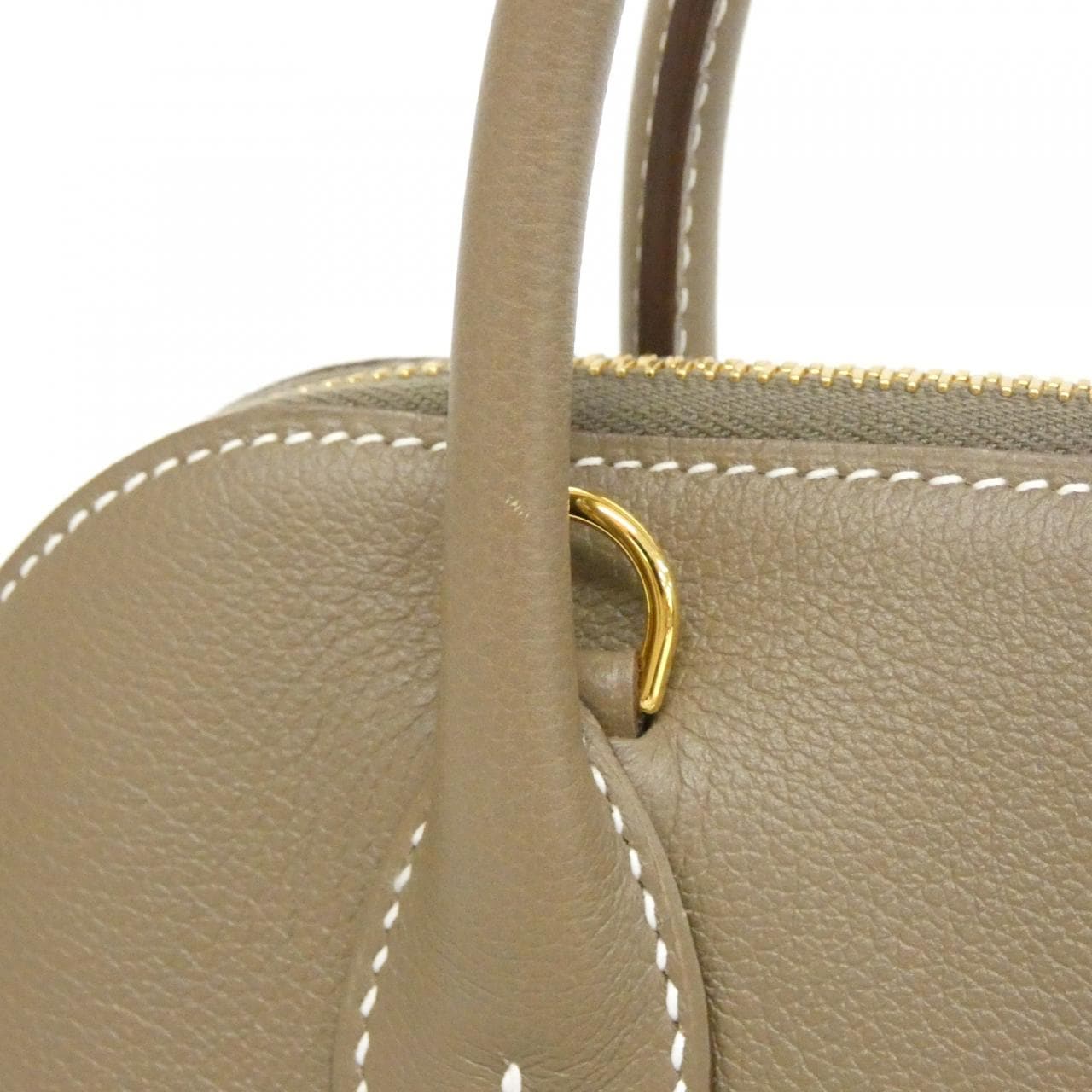 HERMES HERMÈS Bolide 082161CC Bag Etoupe - Thumbnail 4