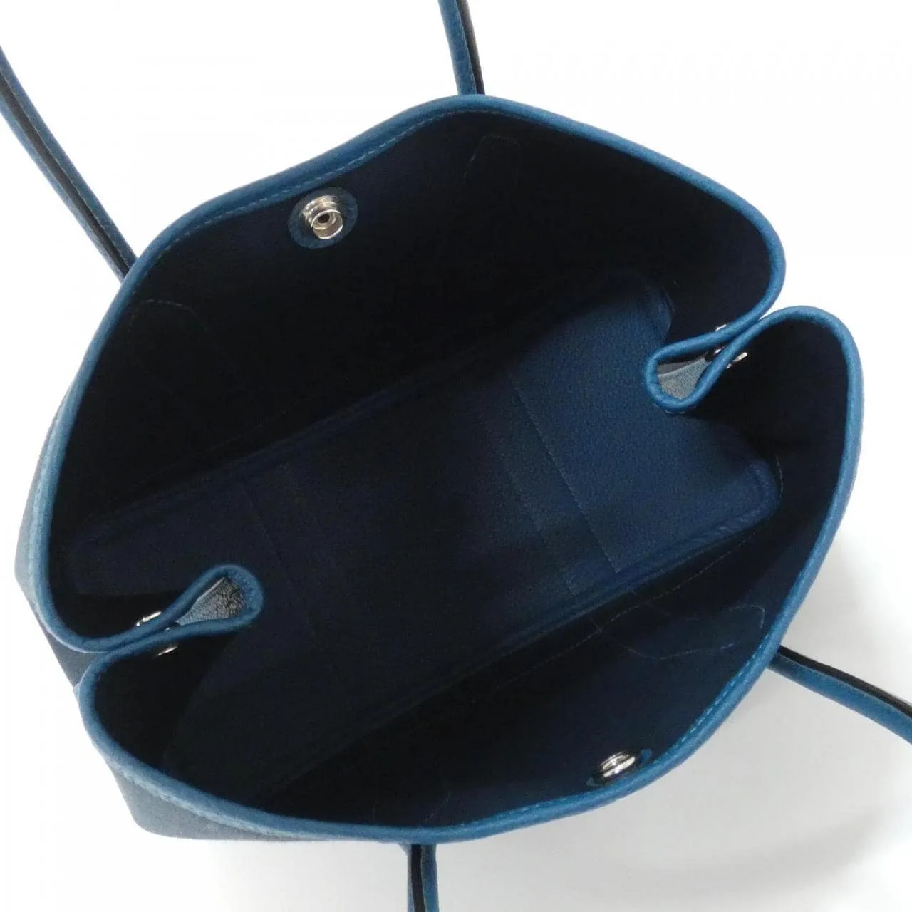 HERMES Garden Party 069573CK Tote 黑色 中古品A - 縮圖 5