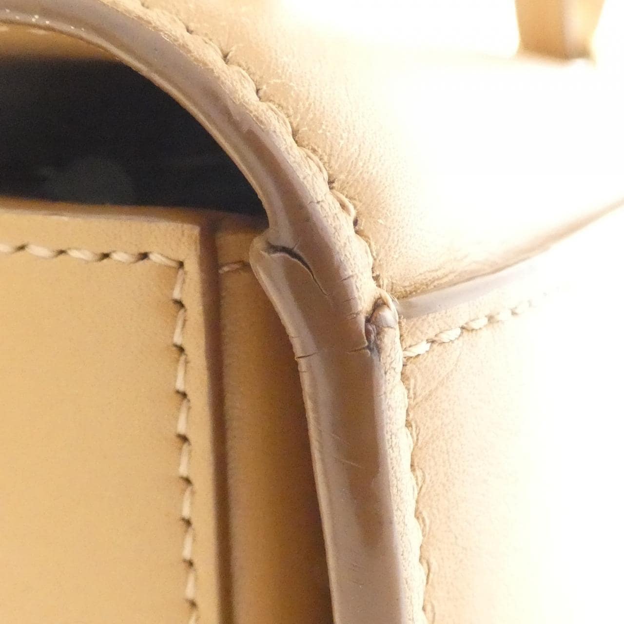 LOEWE A896N01X03 Shoulder Bag Leather 黑色 皮革 中古品B - 縮圖 6