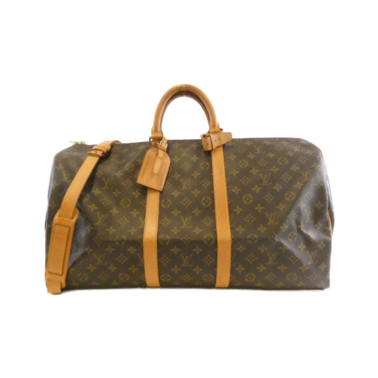 LOUIS VUITTON Keepall M41414 Boston Bag Monogram Black