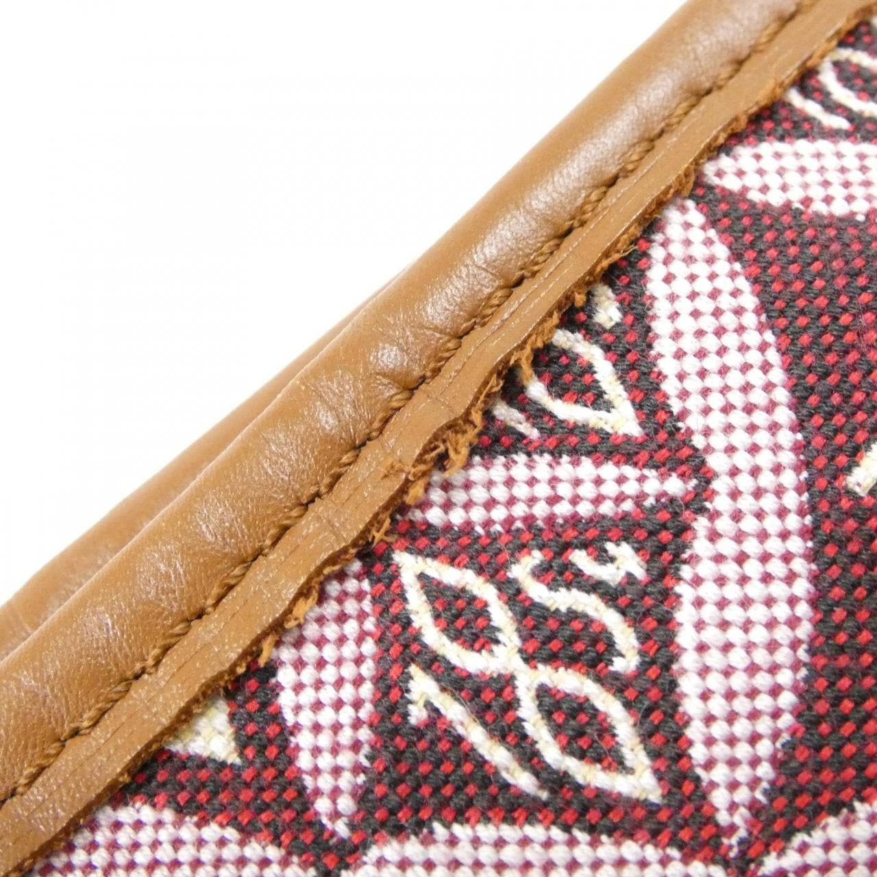 LOUIS VUITTON Neverfull M57273 Bag 酒紅色 中古品A - 縮圖 4