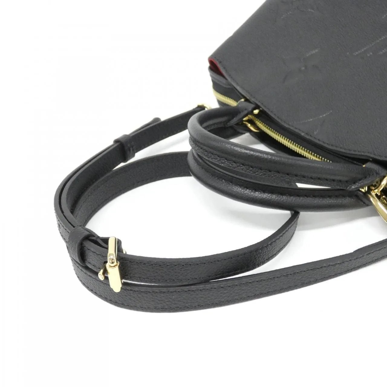 LOUIS VUITTON M58916 Handbag Monogram 黑色 Monogram 中古品A - 縮圖 5