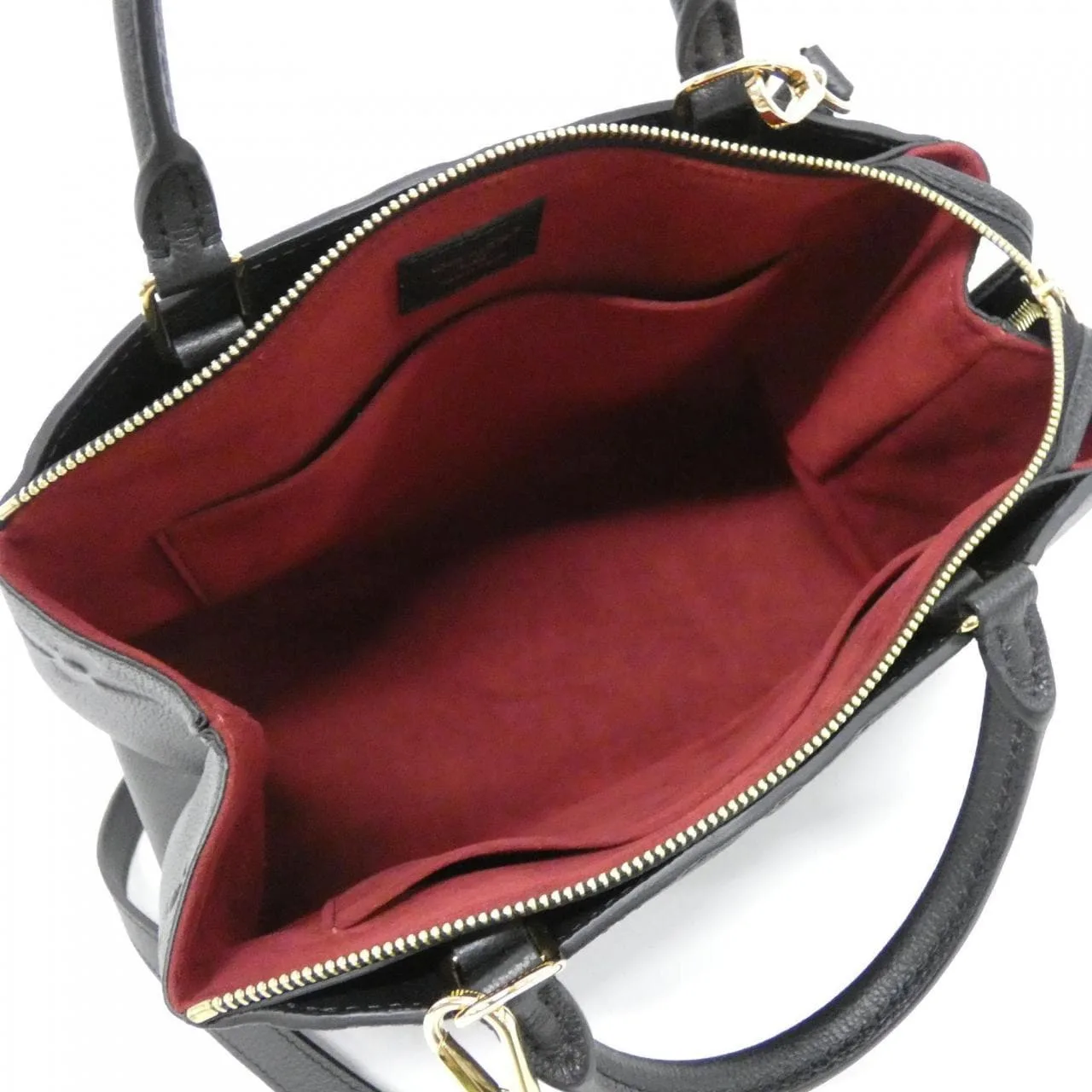 LOUIS VUITTON M58916 Handbag Monogram 黑色 Monogram 中古品A - 縮圖 6