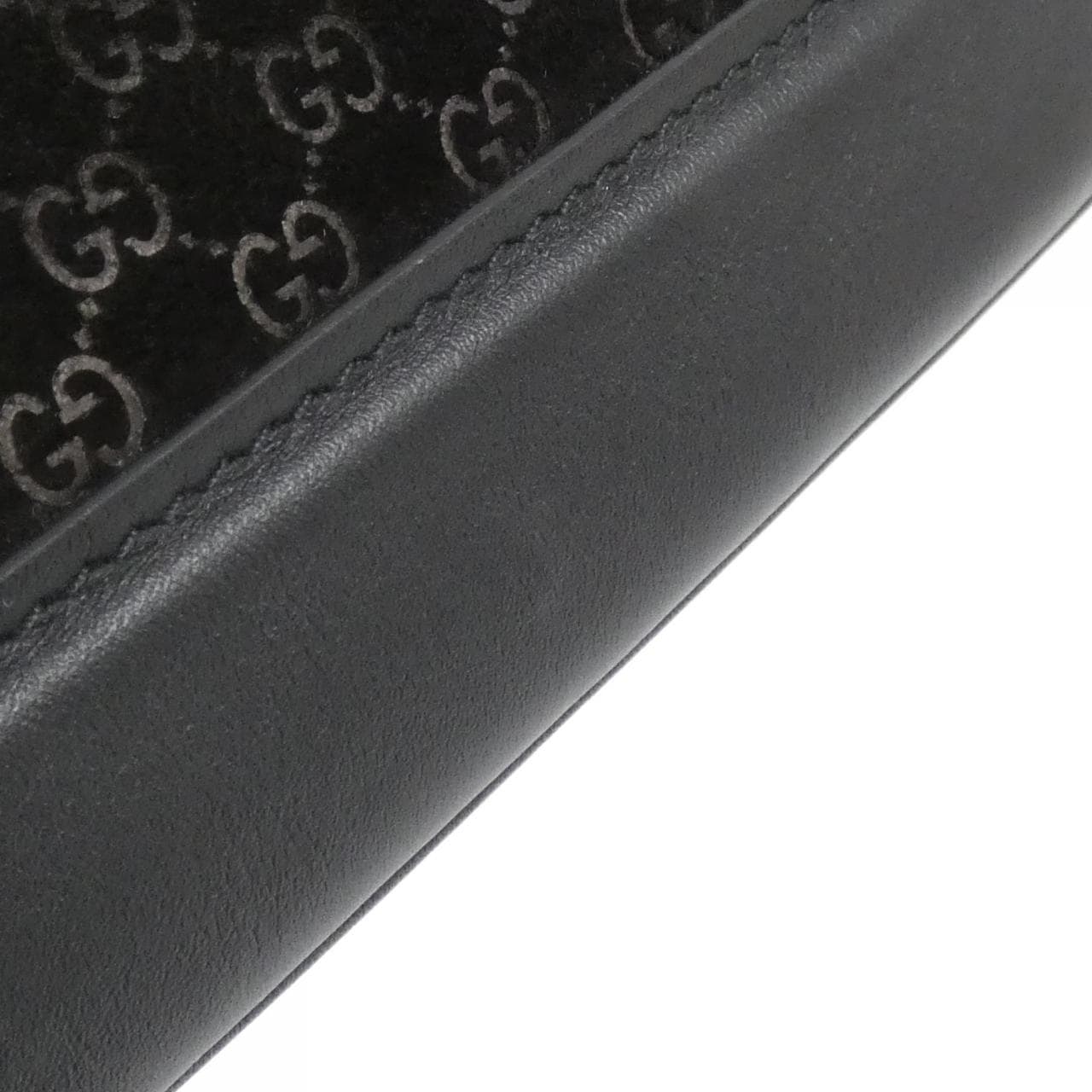 GUCCI 834981 AAEE7 Shoulder Bag Leather 黑色 皮革 中古品A - 縮圖 2