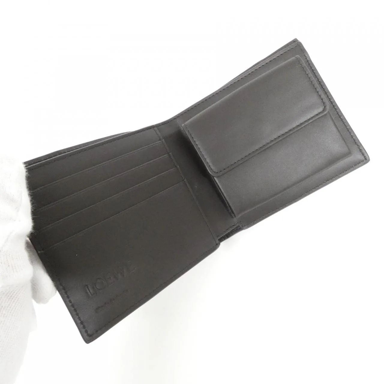 LOEWE Puzzle C510501X12 Wallet Brown Rank A - Thumbnail 4