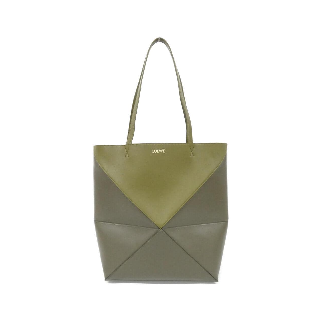 LOEWE Puzzle A779G50X18 Tote Green