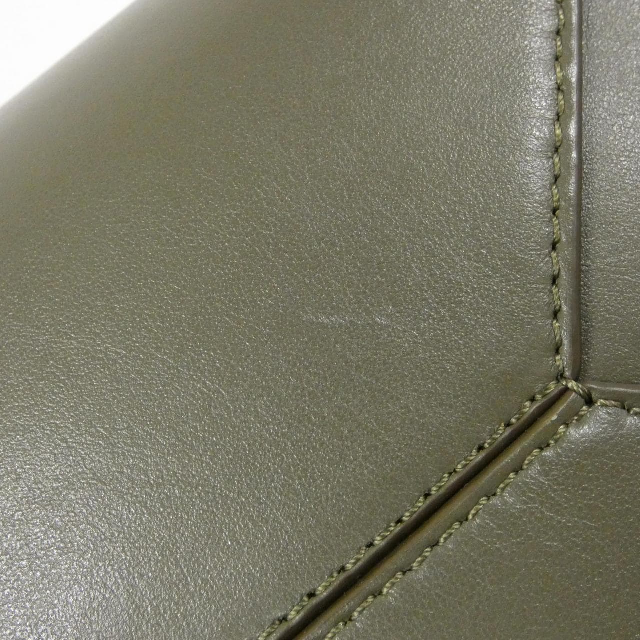 LOEWE Puzzle A779G50X18 Tote 綠色 中古品A - 縮圖 4