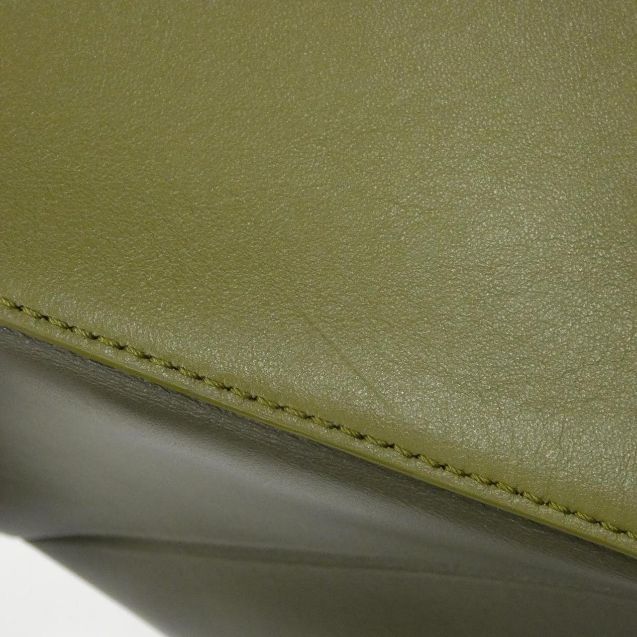 LOEWE Puzzle A779G50X18 Tote 綠色 中古品A - 縮圖 6