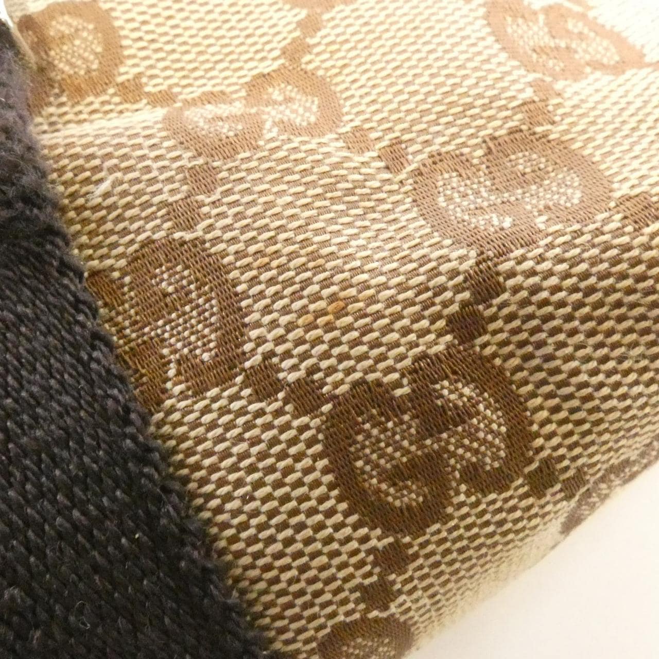 GUCCI 131236 Belt Bag Canvas 米色 帆布 中古品B - 縮圖 4