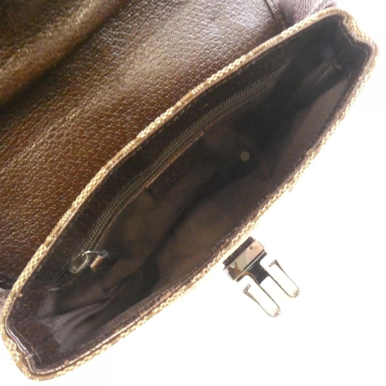 GUCCI 131236 Belt Bag Canvas 米色 帆布 中古品B - 縮圖 9