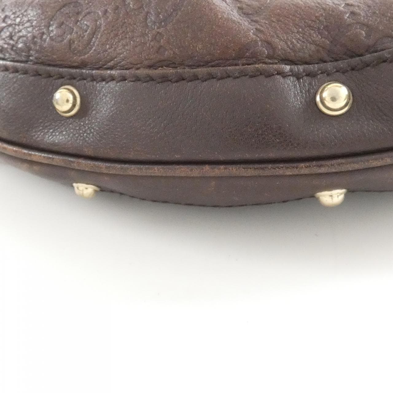 GUCCI 159406 Shoulder Bag Leather 棕色 皮革 中古品B - 縮圖 2