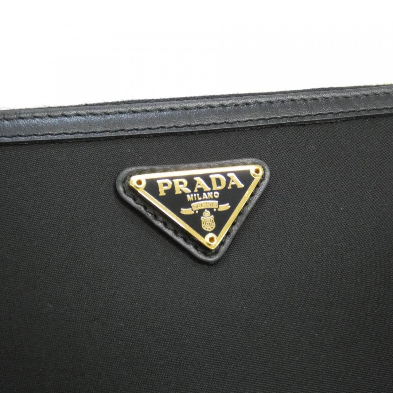 PRADA 1ML506 Wallet 黑色 中古品A - 縮圖 4