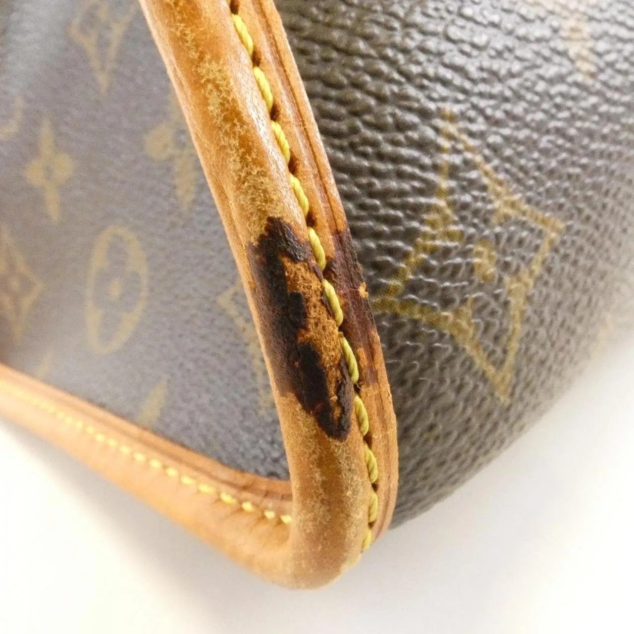 LOUIS VUITTON M40007 Shoulder Monogram 黑色 Monogram 中古品B - 縮圖 3