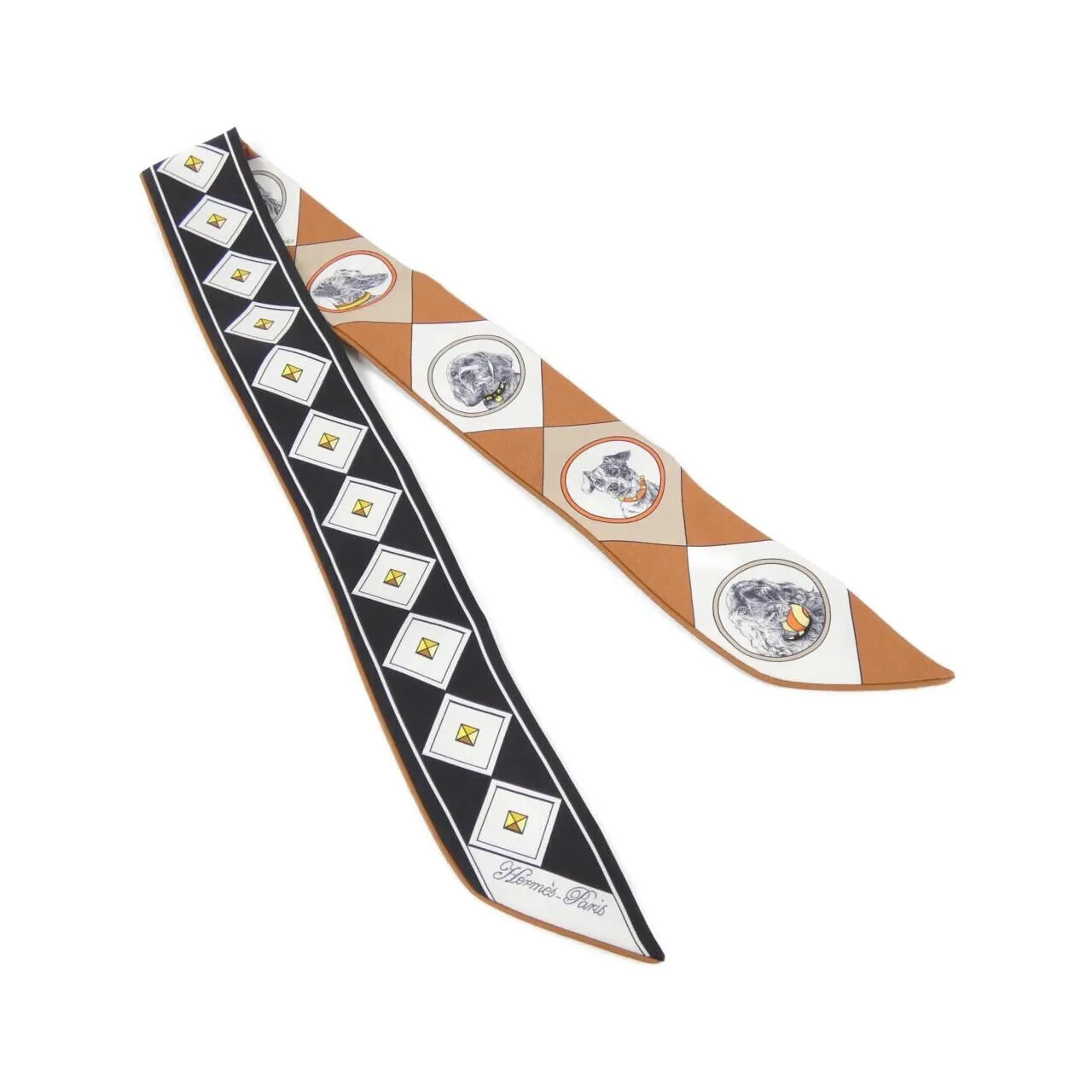 HERMES 063453S Scarf Leather