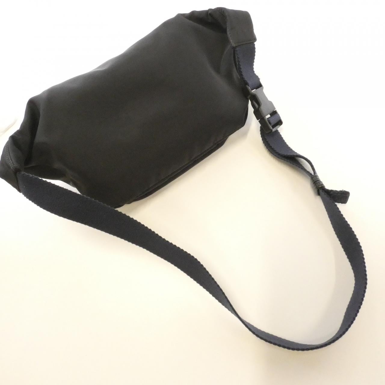 BALENCIAGA 528862 9F91X Belt Bag Nylon 黑色 尼龍 中古品B - 縮圖 5