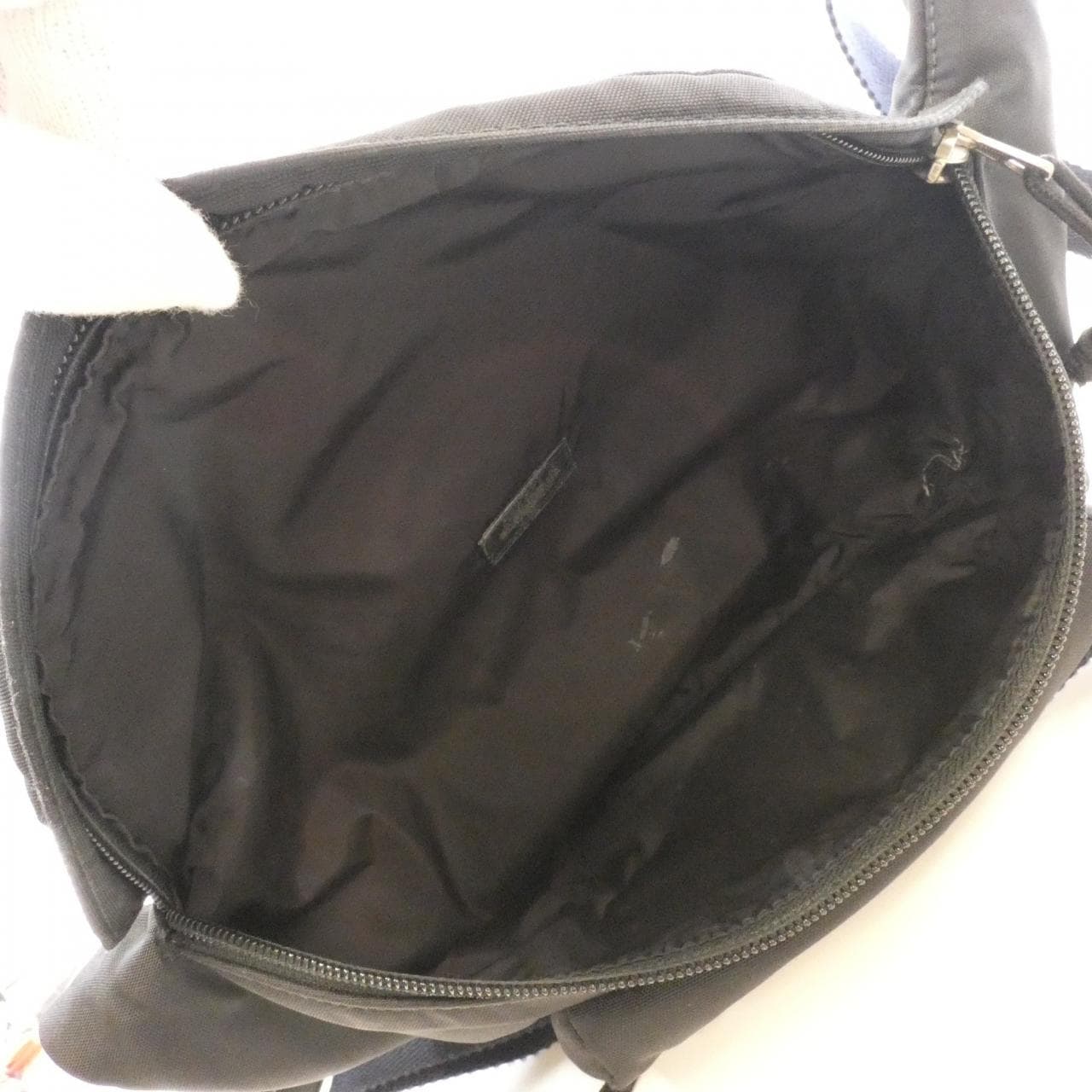 BALENCIAGA 528862 9F91X Belt Bag Nylon 黑色 尼龍 中古品B - 縮圖 6