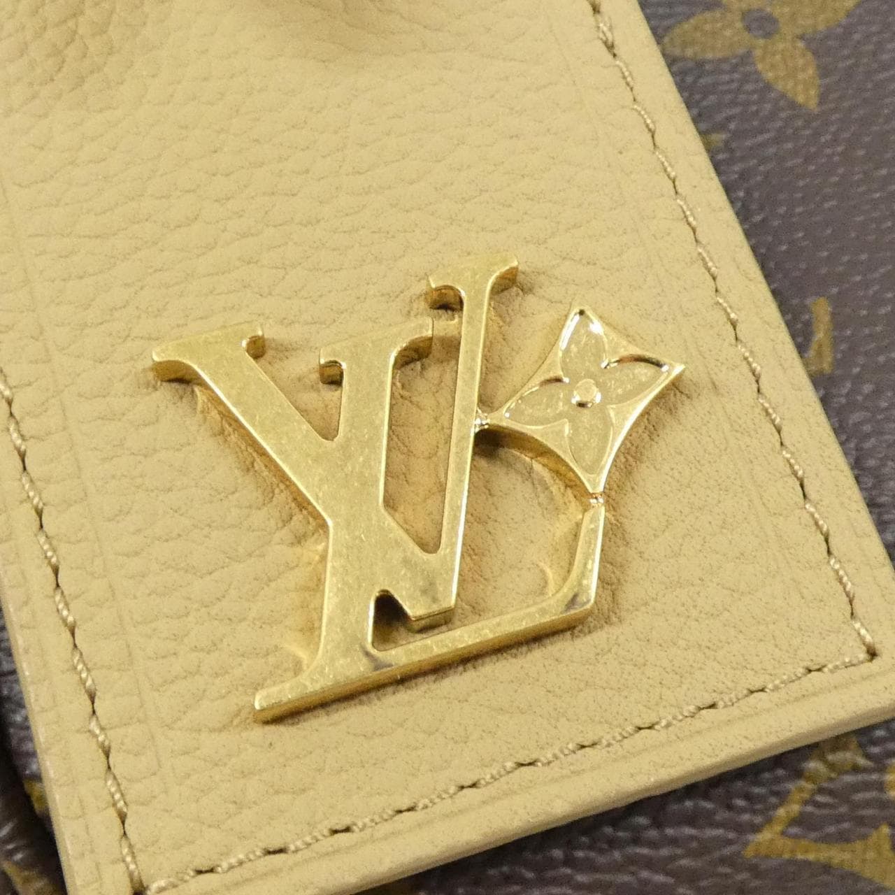 LOUIS VUITTON Keepall M12627 Boston Bag Canvas 米色 帆布 中古品A - 縮圖 5