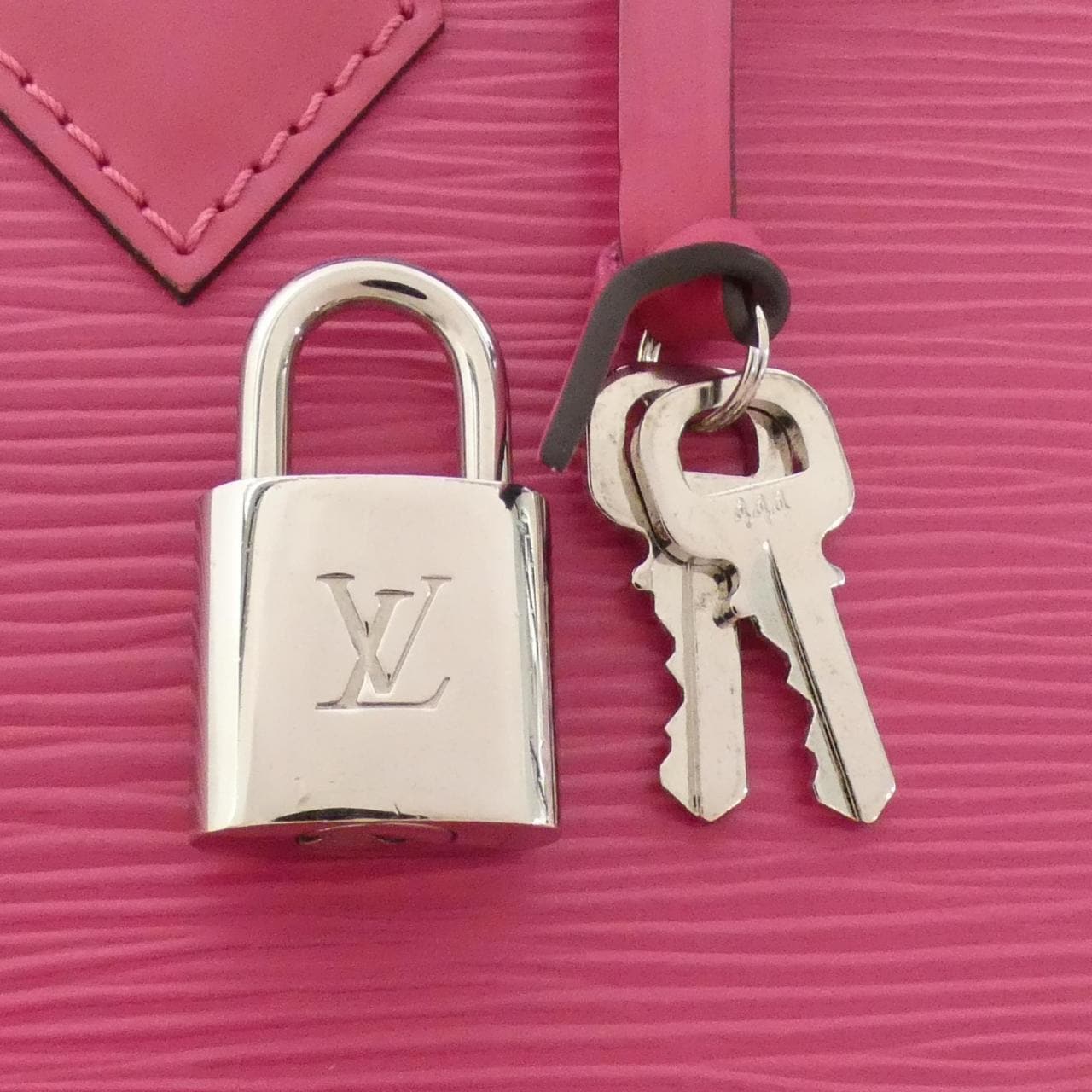 LOUIS VUITTON Alma M40851 Bag Epi 黑色 Epi 中古品A - 縮圖 4