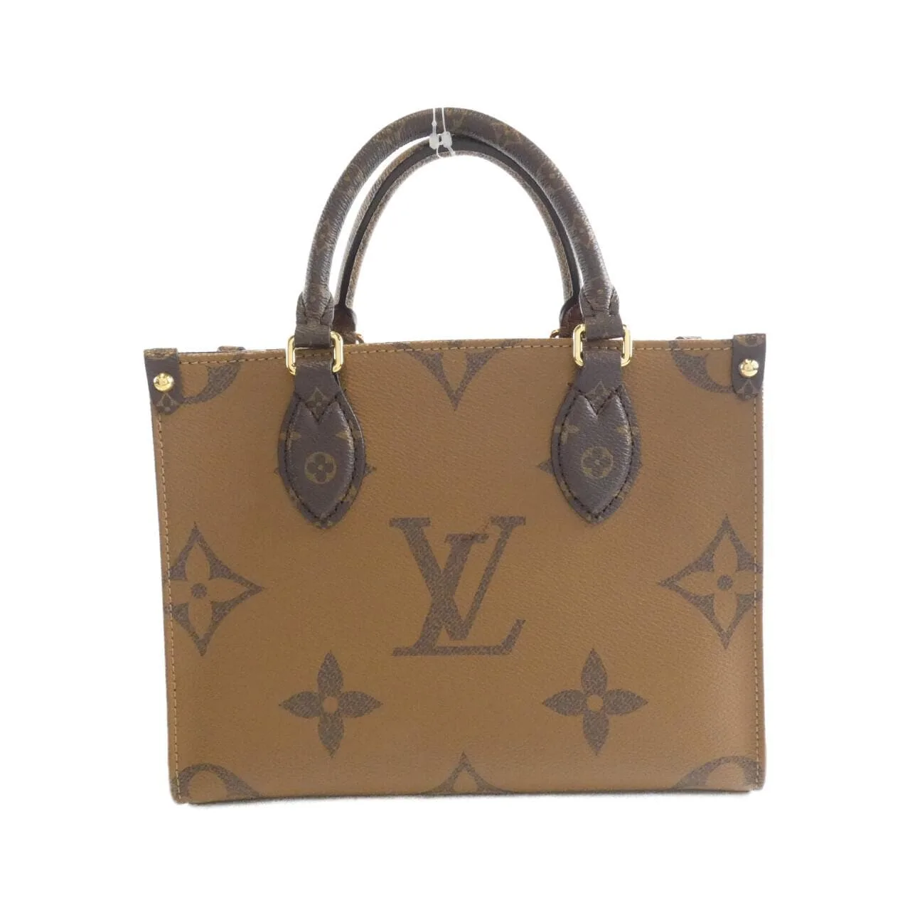 LOUIS VUITTON OnTheGo M46373 Handbag Monogram Black Monogram - Thumbnail 2