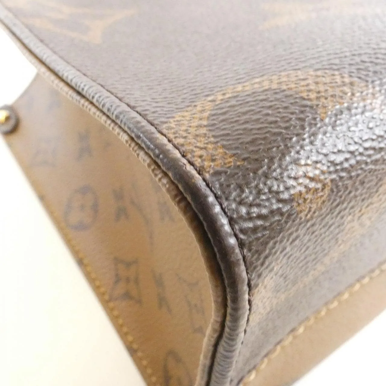 LOUIS VUITTON OnTheGo M46373 Handbag Monogram Black Monogram - Thumbnail 3