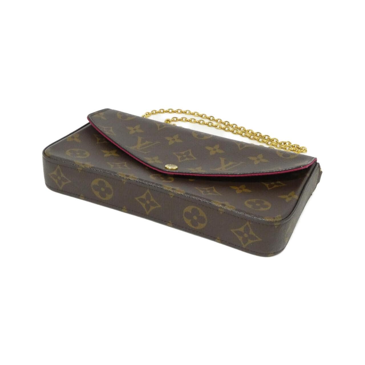 LOUIS VUITTON Pochette M61276 Shoulder Bag Monogram Black Monogram - Thumbnail 3