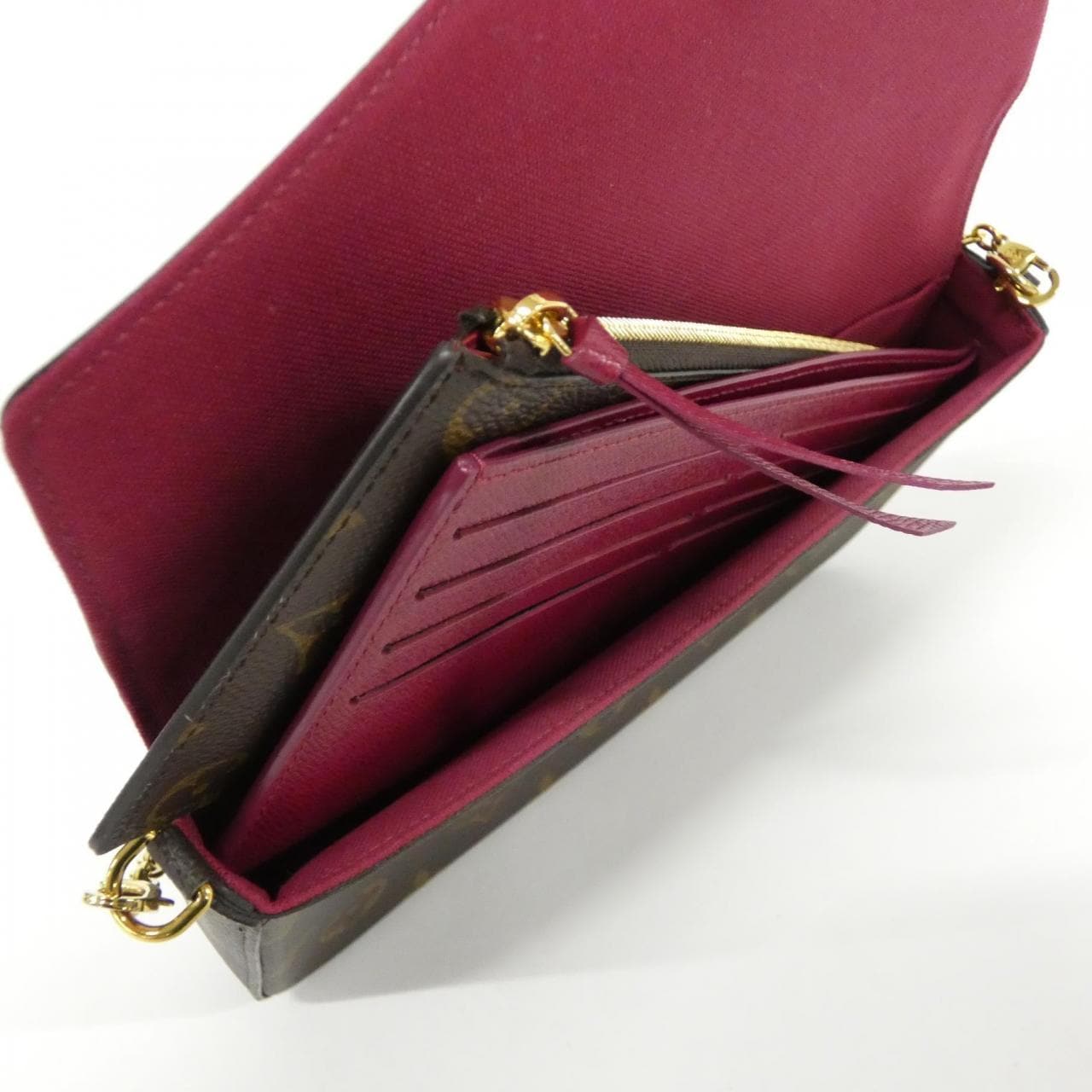 LOUIS VUITTON Pochette M61276 Shoulder Bag Monogram Black Monogram - Thumbnail 6