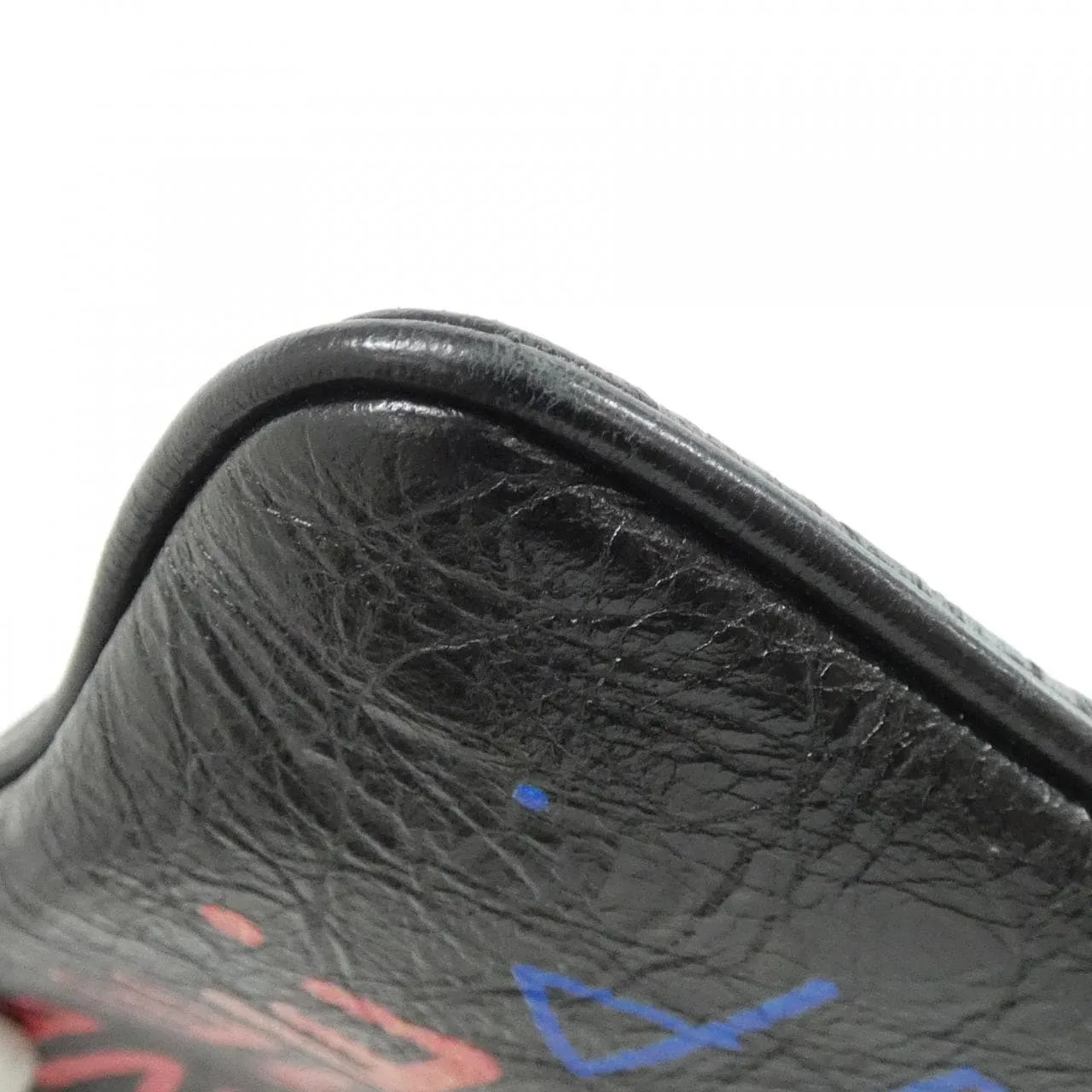 BALENCIAGA 535334 0FE55 Handbag Leather Black Leather Rank A - Thumbnail 3