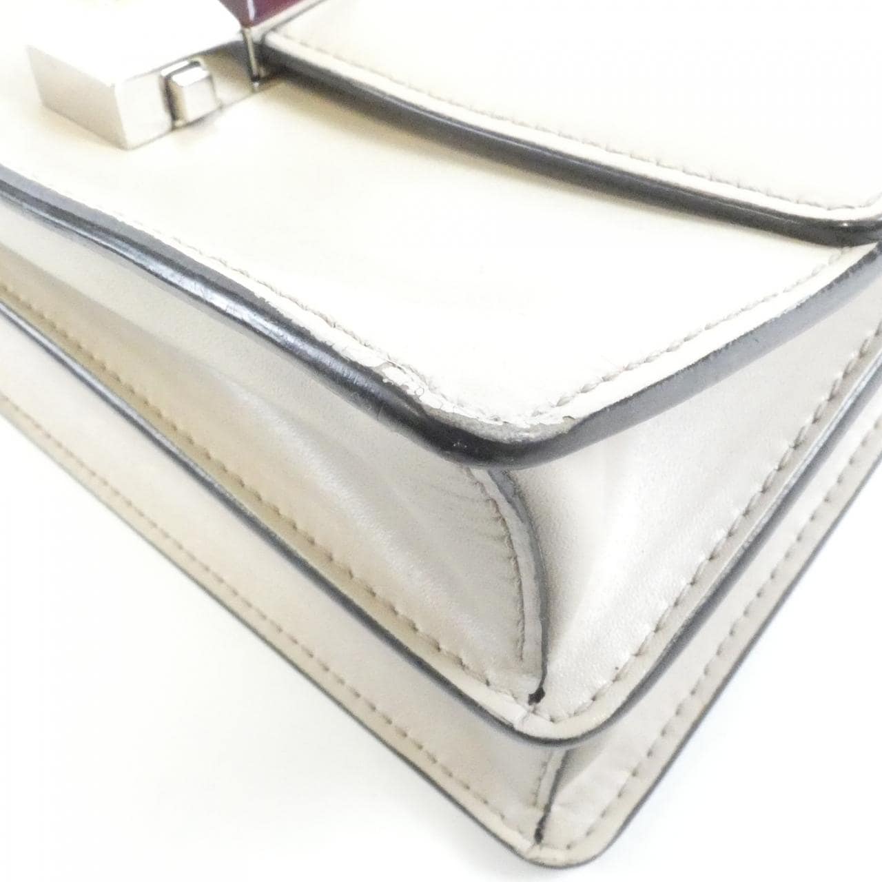 FENDI 8M038 SRO Shoulder Beige Rank B - Thumbnail 3