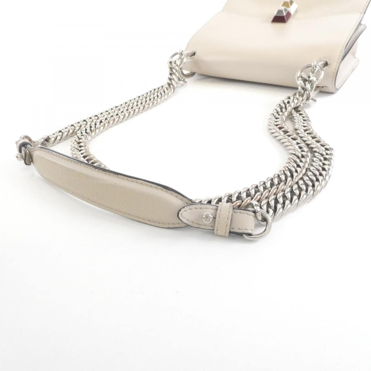 FENDI 8M038 SRO Shoulder Beige Rank B - Thumbnail 5