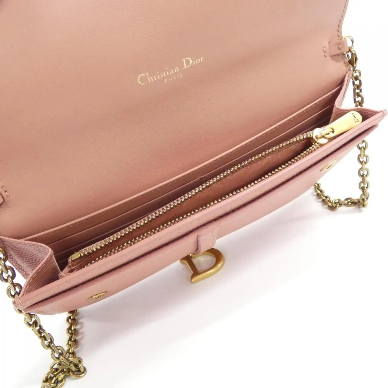 DIOR Saddle S5614CWVG Wallet 黑色 中古品A - 縮圖 8