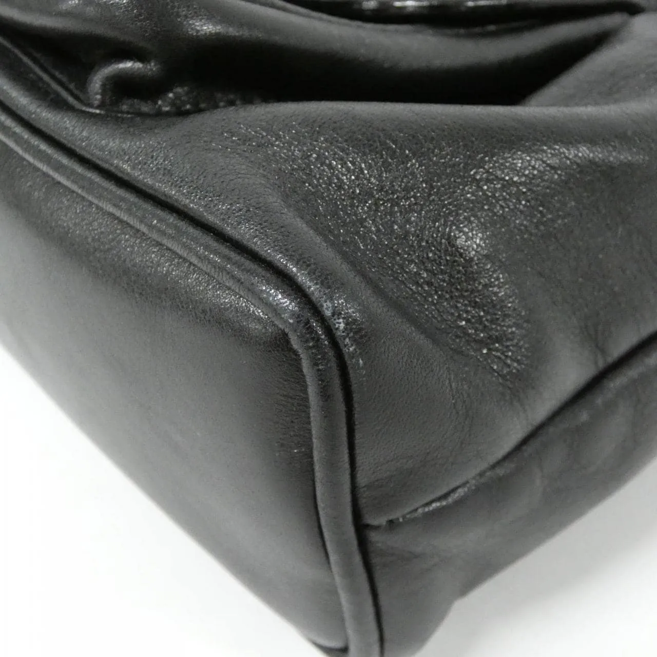 GUCCI 003 1705 背包 皮革 黑色 皮革 中古品B - 縮圖 3