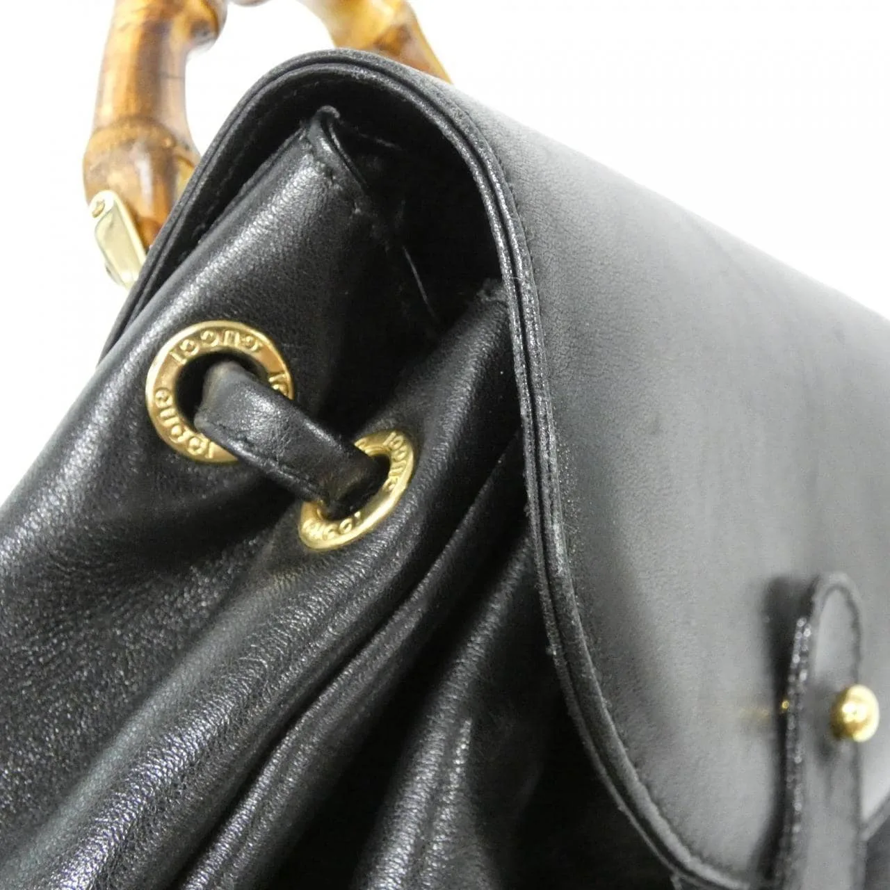 GUCCI 003 1705 背包 皮革 黑色 皮革 中古品B - 縮圖 6