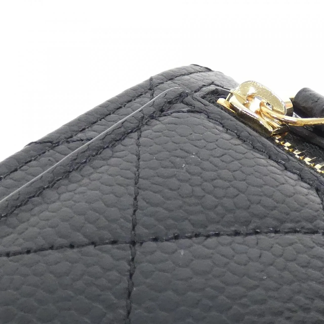 CHANEL Timeless Classic AP0231 Wallet Grained Calfskin 黑色 荔枝紋牛皮 中古品A - 縮圖 5