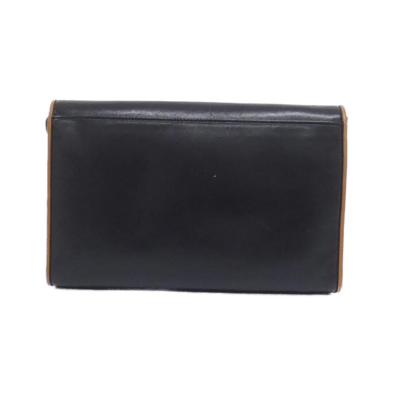 CELINE Shoulder Bag Leather 黑色 皮革 中古品B - 縮圖 2