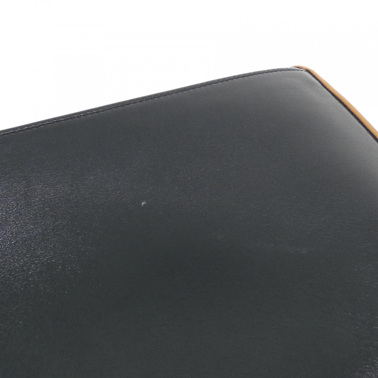 CELINE Shoulder Bag Leather 黑色 皮革 中古品B - 縮圖 6