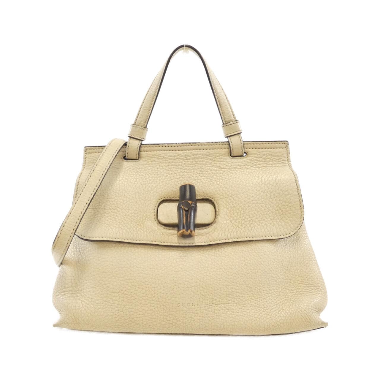 GUCCI Bamboo Daily 370831 A7M0N Bag Leather