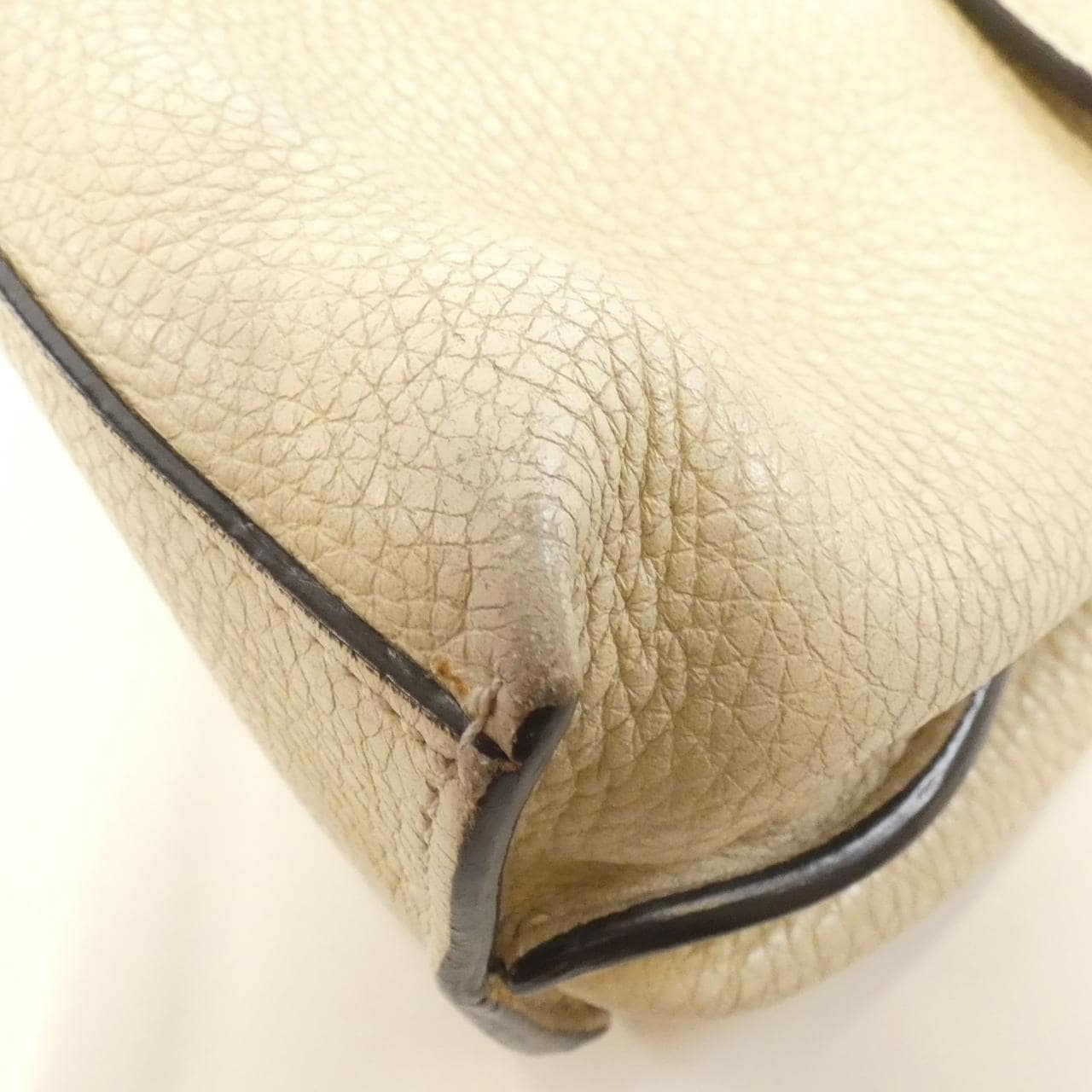GUCCI Bamboo Daily 370831 A7M0N Bag Leather 黑色 皮革 中古品B - 縮圖 3