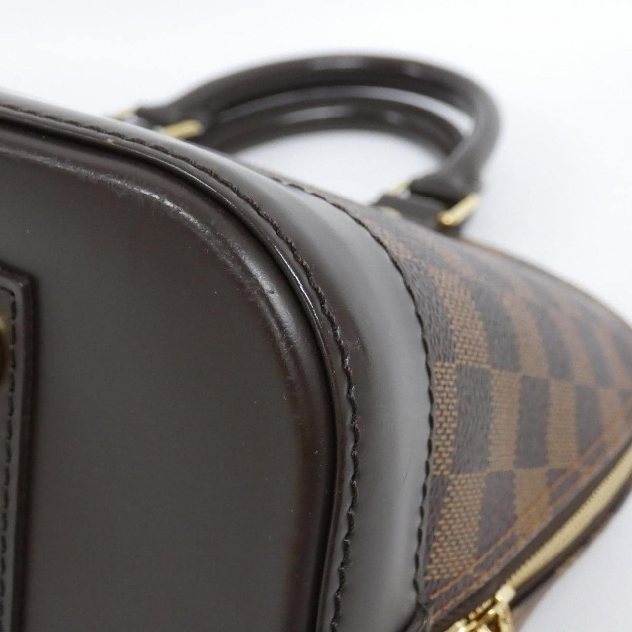 LOUIS VUITTON Alma N53151 Bag Damier 黑色 Damier 中古品A - 縮圖 2