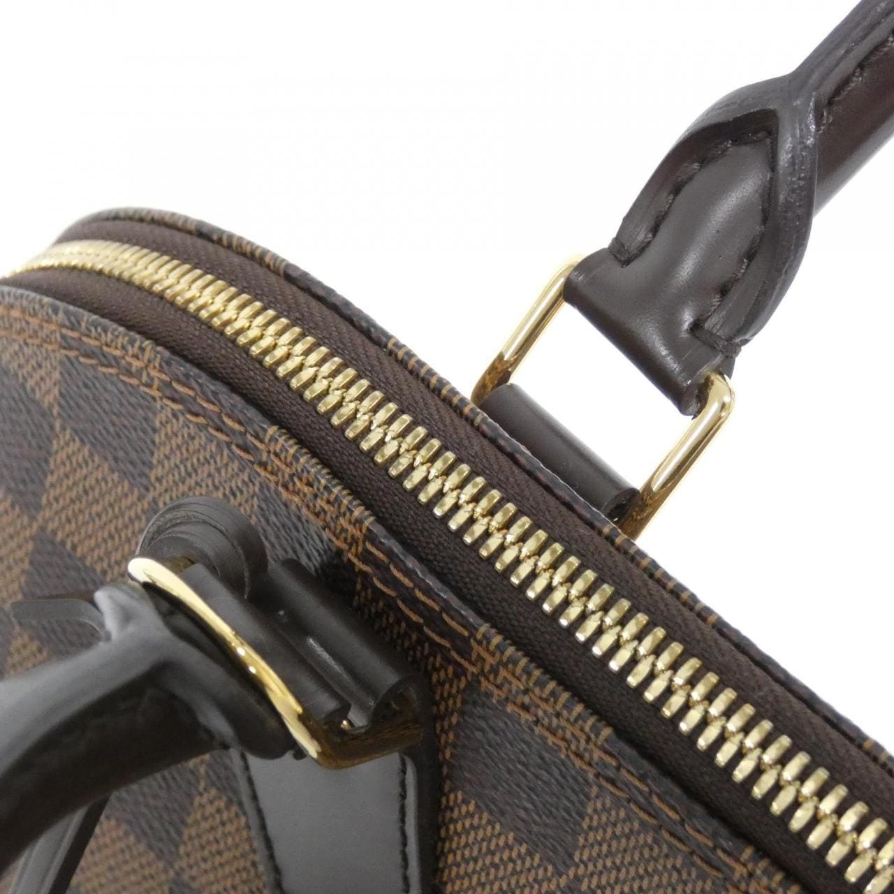 LOUIS VUITTON Alma N53151 Bag Damier 黑色 Damier 中古品A - 縮圖 6
