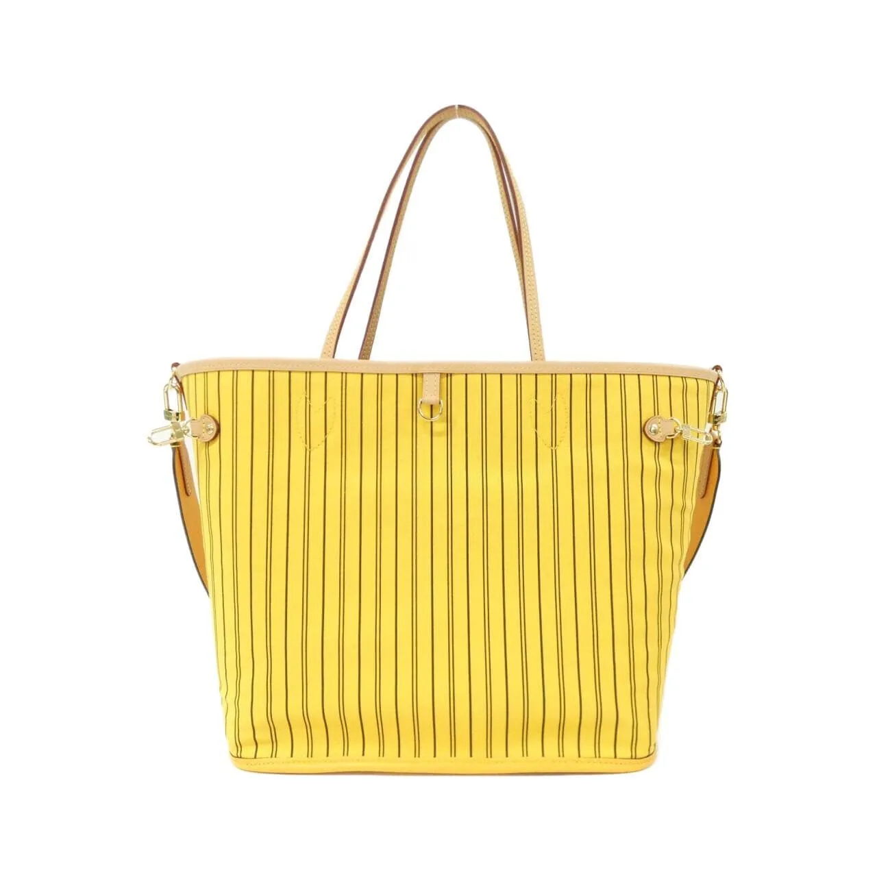 LOUIS VUITTON Neverfull M11947 Tote Monogram 黑色 Monogram 中古品A - 縮圖 2