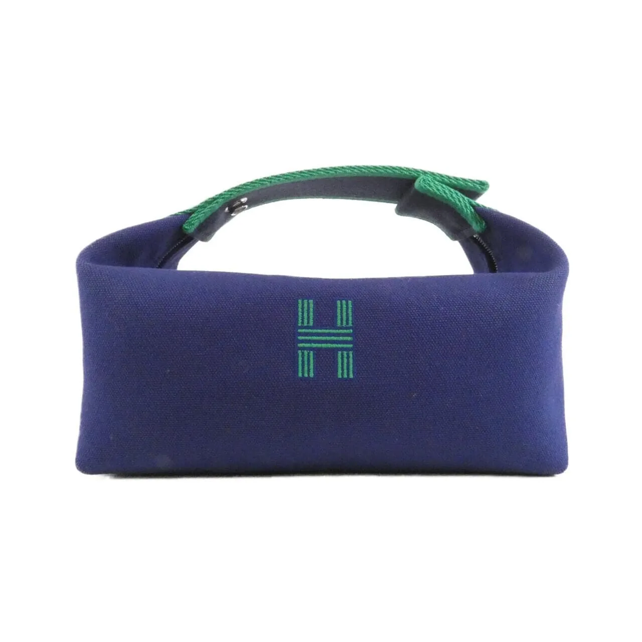 HERMES 103222M Pouch Canvas Black