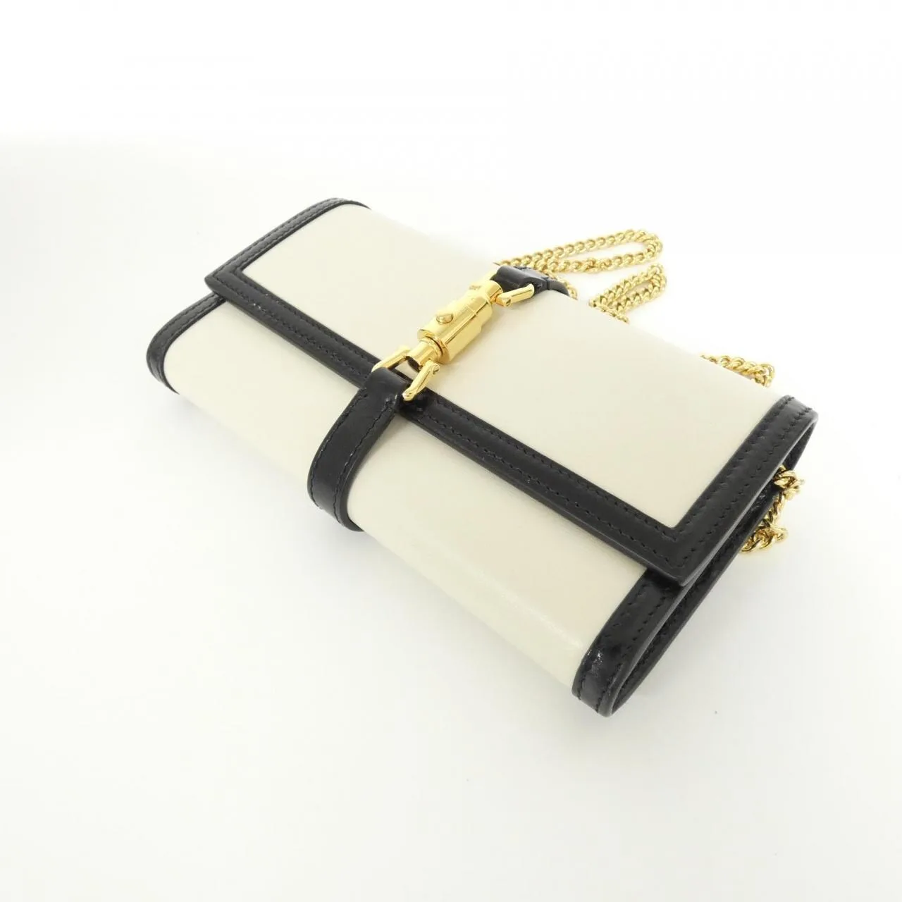 GUCCI 652681 14JAG Wallet Leather 黑色 皮革 中古品A - 縮圖 3